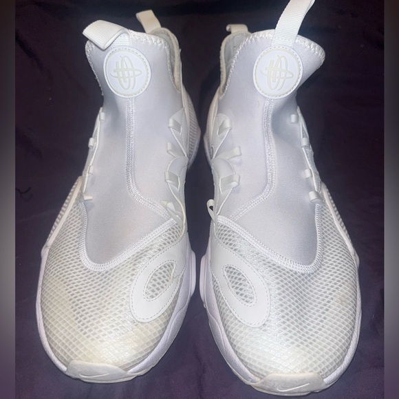 Nike Huarache TXT Triple White Sneaker Size 13